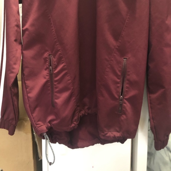 Maroon Adidas Front Pocket Jacket - Picture 4 of 5